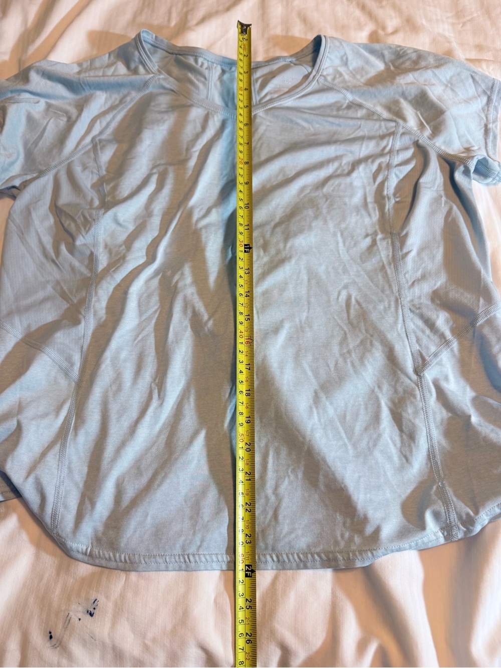 TEK gear Light Blue Women's Short Sleeve Active Top